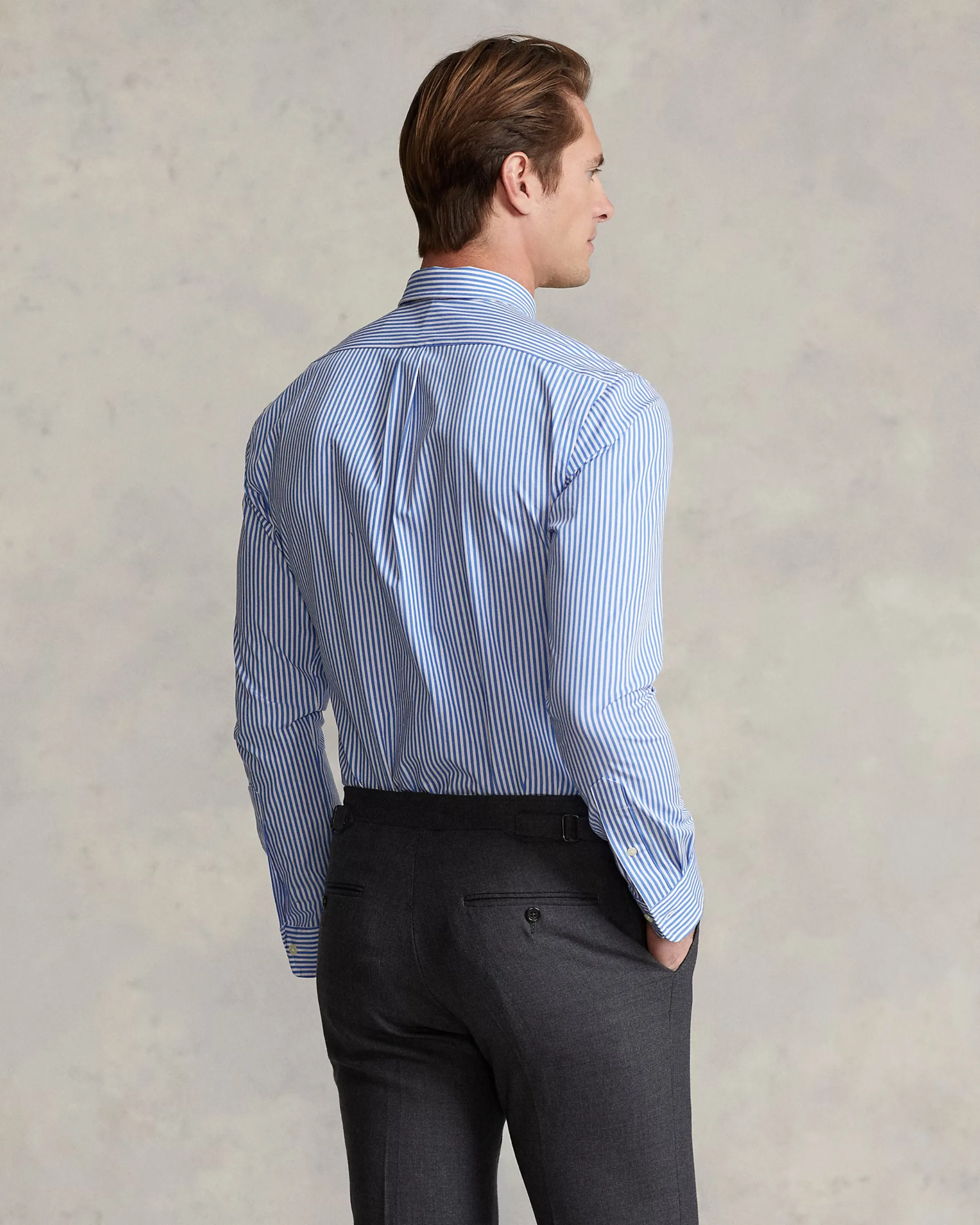 Ralph Lauren Classic Fit Striped Shirt, деталь